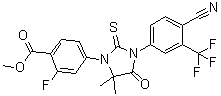 恩杂鲁胺杂质 06结构式