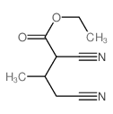 ethyl 2,4-dicyano-3-methyl-butanoate Structure