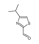 2-Thiazolecarboxaldehyde, 4-(1-methylethyl)- (9CI) structure