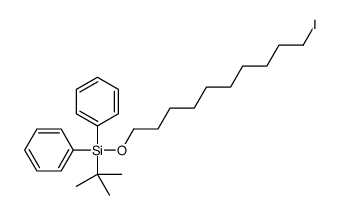 tert-butyl-(10-iododecoxy)-diphenylsilane结构式