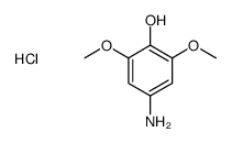 4-amino-2,6-dimethoxyphenol,hydrochloride结构式