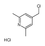 4-(氯甲基)-2,6-二甲基吡啶盐酸盐结构式