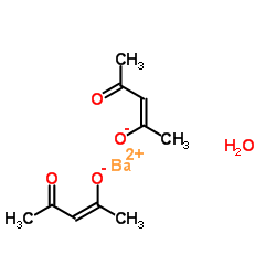 Bis(acetylacetonato)barium n-hydrate Structure