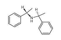(1S)-1-phenyl-N-[(1S)-1-phenylethyl]ethanamine结构式