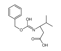 (R)-3-(((苄氧基)羰基)氨基)-4-甲基戊酸结构式