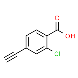 2-氯-4-炔基苯甲酸结构式