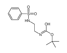 Tert-Butyl 2-(Phenylsulfonamido)Ethylcarbamate Structure