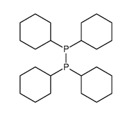 1,1,2,2-tetracyclohexyldiphosphane Structure