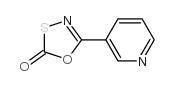 5-PYRIDIN-3-YL-[1,3,4]OXATHIAZOL-2-ONE结构式