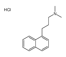 dimethyl(3-naphthalen-1-ylpropyl)azanium,chloride Structure