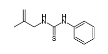 N-methallyl-N'-phenyl-thiourea Structure