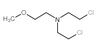 BIS-(2-CHLORO-ETHYL)-(2-METHOXY-ETHYL)-AMINE结构式