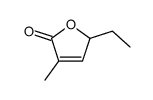 2-ethyl-4-methyl-2H-furan-5-one Structure