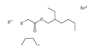 2-ethylhexyl [(butylthioxostannyl)thio]acetate Structure