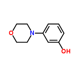 3-吗啉苯酚结构式