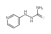 Hydrazinecarbothioamide,2-(3-pyridinyl)- Structure