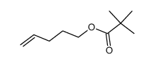5-pivaloxy-1-pentene Structure