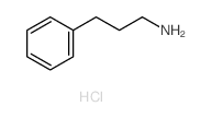 Benzenepropanamine,hydrochloride (1:1) Structure
