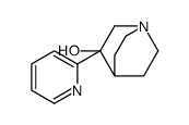 3-pyridin-2-yl-1-azabicyclo[2.2.2]octan-3-ol结构式