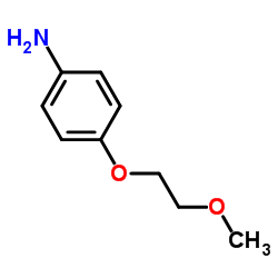 4-(2-甲氧基乙氧基)苯胺结构式