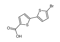5-(5-bromothiophen-2-yl)thiophene-2-carboxylic acid结构式