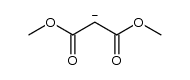 malonic acid dimethyl ester, deprotonated form Structure