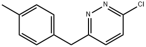 3-chloro-6-(4-methylbenzyl)pyridazine Structure