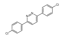 3,6-bis-(4-chlorophenyl)-pyridazine结构式