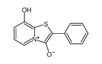 3-hydroxy-2-phenyl-[1,3]thiazolo[3,2-a]pyridin-4-ium-8-olate结构式