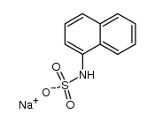 sodium N-1-naphthyl sulfamate Structure