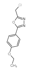 2-氯甲基-5-(4-乙氧基苯基)-1,3,4-噁二唑结构式