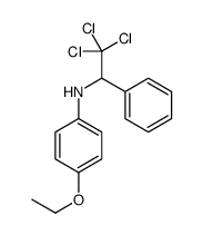 4-ethoxy-N-(2,2,2-trichloro-1-phenylethyl)aniline Structure