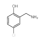2-氨基甲基-4-氯苯酚结构式