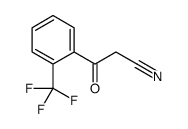2-(Trifluoromethyl)benzoylacetonitrile Structure