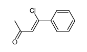 4-chloro-4-phenyl-but-3-en-2-one结构式