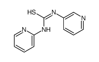 1-pyridin-2-yl-3-pyridin-3-ylthiourea结构式