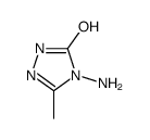 4-氨基-3-甲基-1H-1,2,4-噻唑-5(4H)-酮结构式