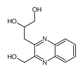 3-[3-(hydroxymethyl)quinoxalin-2-yl]propane-1,2-diol结构式