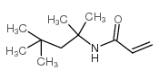 N-(1,1,3,3-四甲基丁基)丙烯酰胺结构式