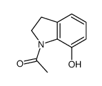 1-乙酰基-7-羟基吲哚啉结构式