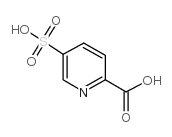 5-磺酸基吡啶-2-羧酸结构式
