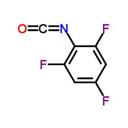 2,4,6-三氟异氰酸苯酯结构式