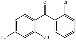 2-Chloro-2',4'-dihydroxybenzophenone结构式
