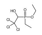 2,2,2-trichloro-1-[ethoxy(ethyl)phosphoryl]ethanol Structure