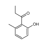 1-(2-hydroxy-6-methylphenyl)propan-1-one结构式