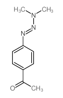 1-(4-dimethylaminodiazenylphenyl)ethanone结构式