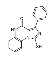 1-mercapto-3-phenylimidazo[1,5-a]quinoxalin-4(5H)-one结构式