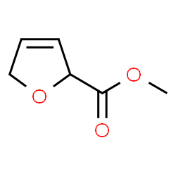 2-Furancarboxylic acid, 2,5-dihydro-, methyl ester, (+)- (9CI) Structure