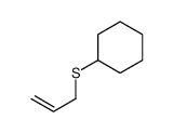 prop-2-enylsulfanylcyclohexane Structure