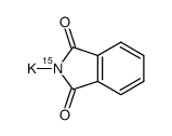 邻苯二甲酰亚胺-(15-N)钾盐结构式